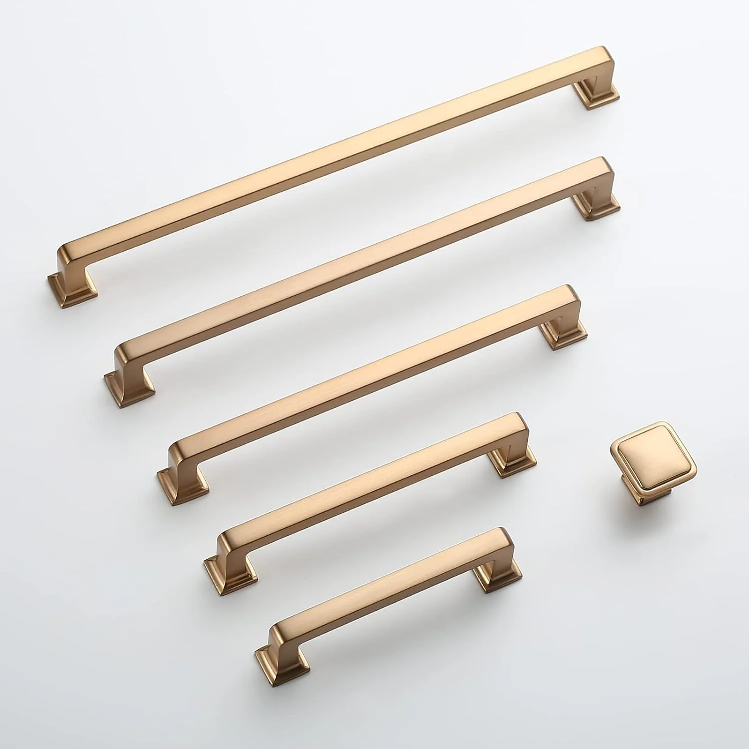 10 Pack 5 Inch Cabinet Handles - Champagne Bronze Cabinet Pulls for Kitchen and Dresser Drawers