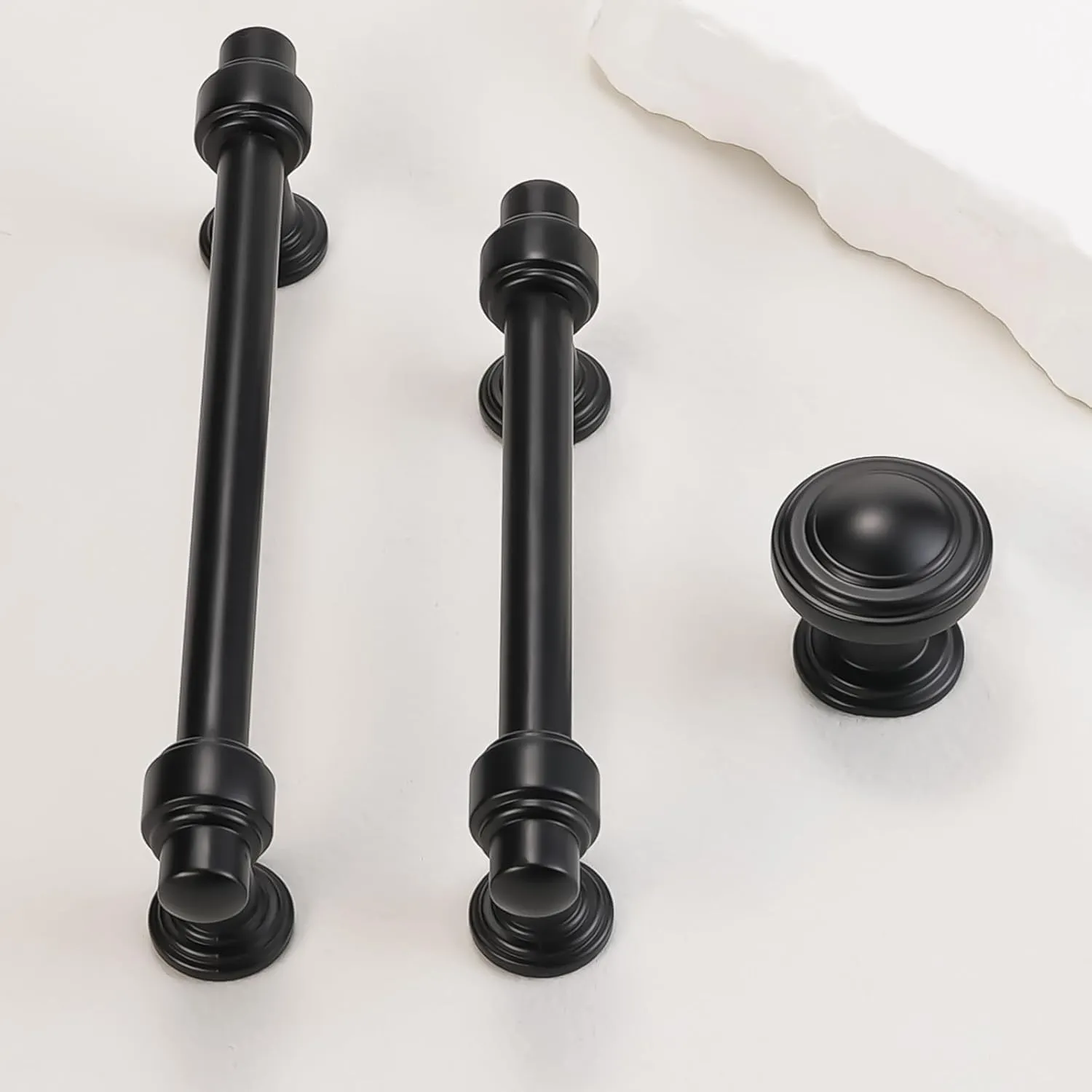 10 Pack 5 inch Matte Black Kitchen Cabinet Handles Cabinet Pulls Black Drawer Pulls Kitchen Cabinet Hardware Handles Dresser Handles