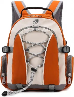 10L Waterproof Lightweight Small Hiking Daypack Backpack for Boys Girls Men Women, Mini School Backpack for Kids, Orange