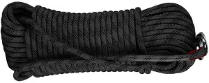 10mm Outdoor Safety Rope, 10~200m Rescue Rope Escape Utility Cord for Rappelling,Mountaineering, Caving, Indoor Outdoor Camping (Color : Black, Size : 10mm x 10m)
