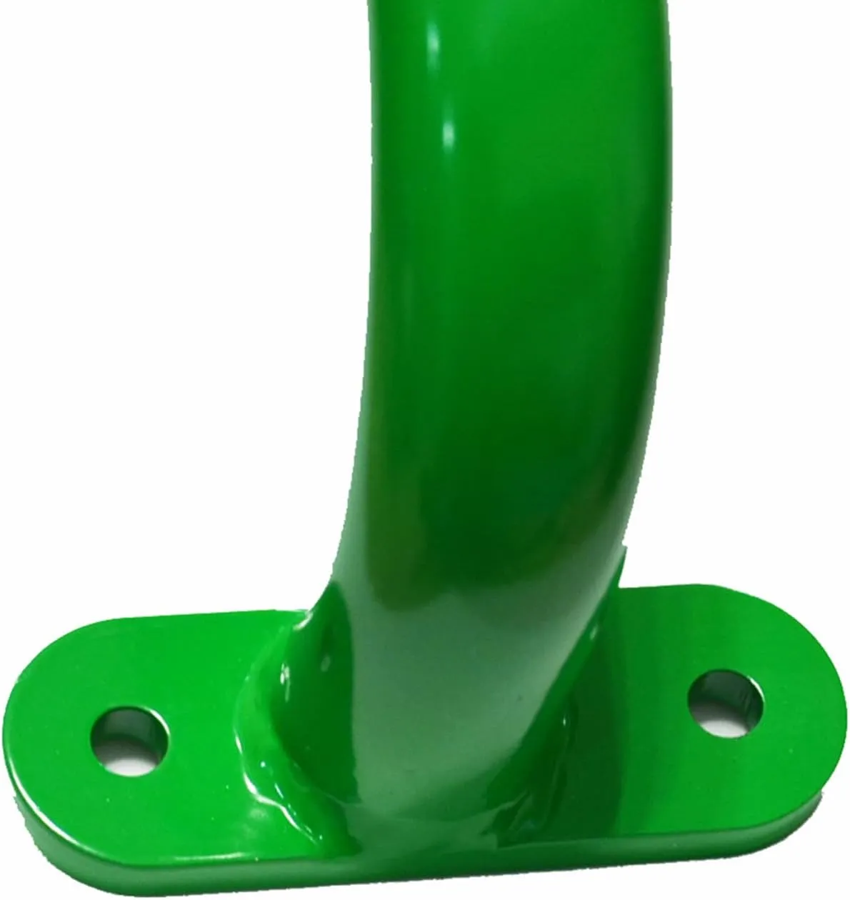 17.2 Inch Green Playground Handles Metal Pack of 6 - Outdoor Swing Sets Grab Handles - Playset Grab Bar, Indoor Kids Climbing Monkey Bars for Playhouse, Treehouse, Jungle Gym