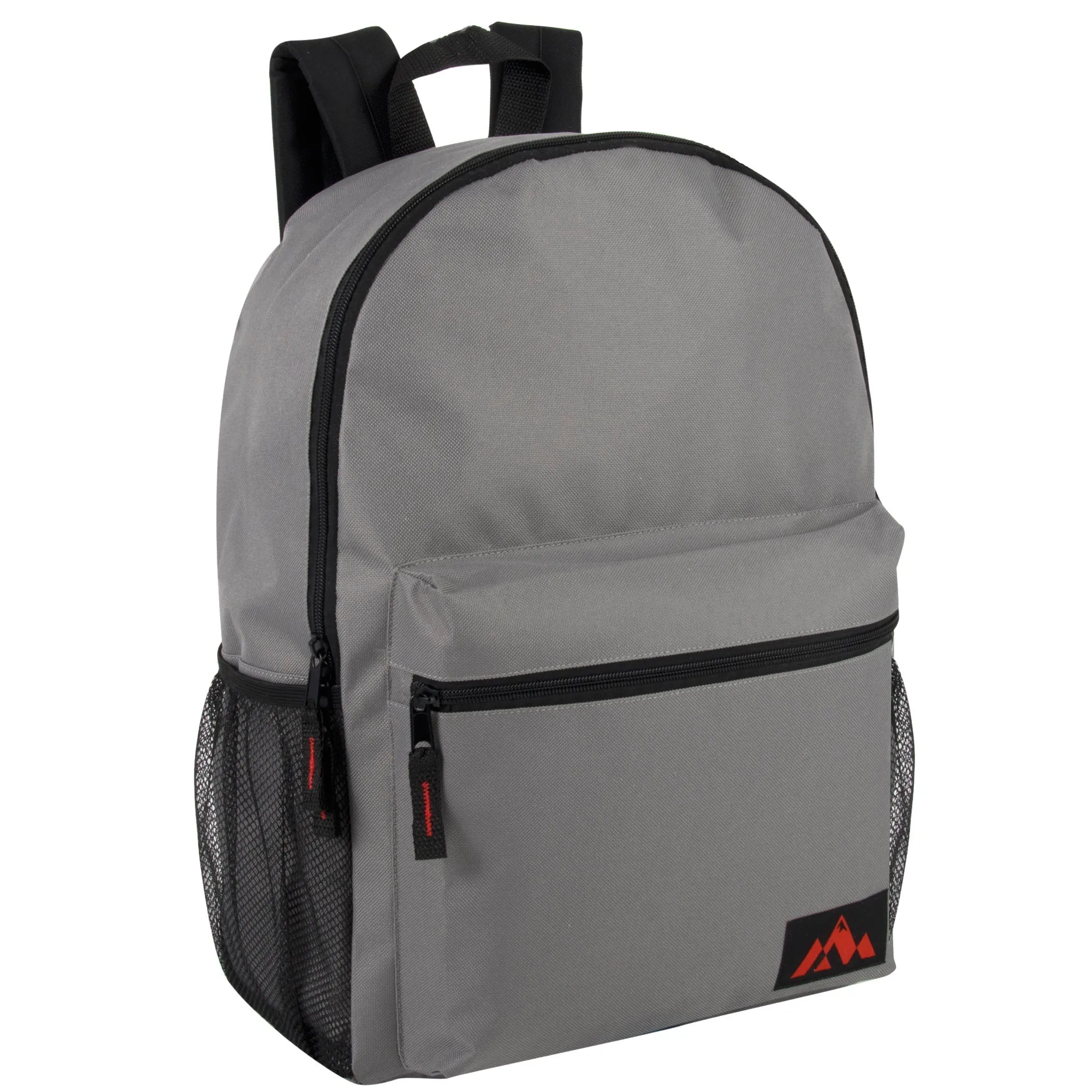 18 Inch Trailmaker Boy's Backpack with Side Mesh Pocket Assorted