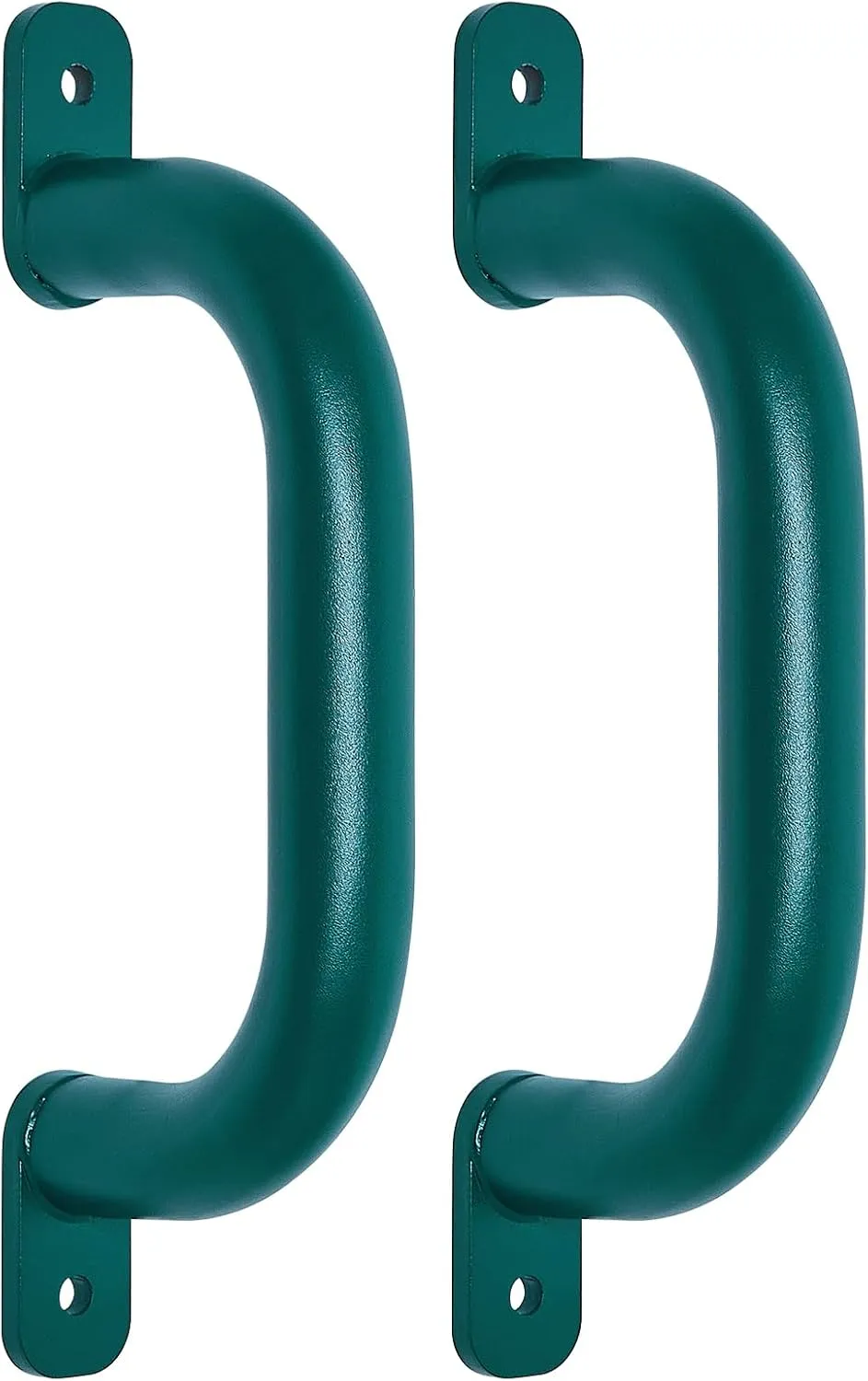 2 Pack 10'' Playground Accessories Handles Green, Outdoor Playset Grab Handles, Swing Set Hardware Kit Handles, Kids Grab Bar for Playhouse,Treehouse, Jungle Gym