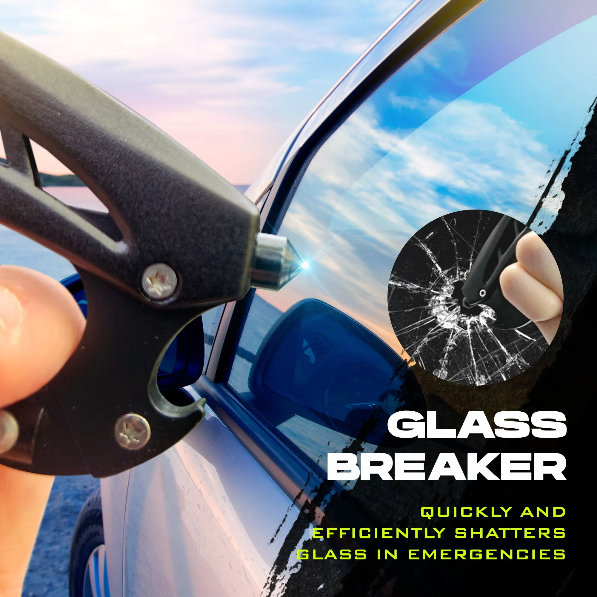 2-Pack Carabiner Knives EDC