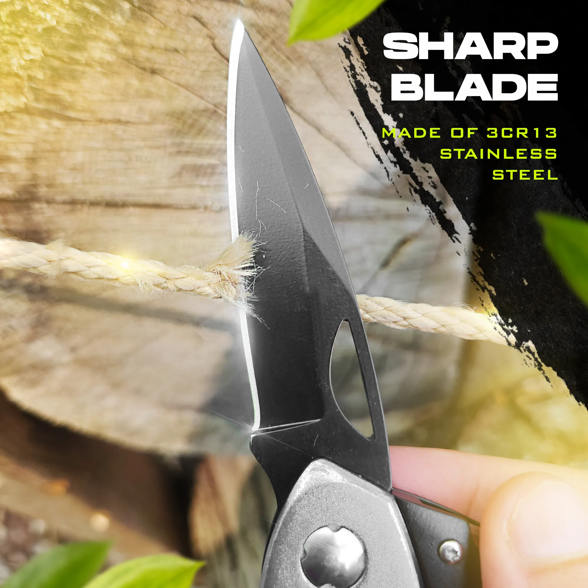 2-Pack Carabiner Knives EDC