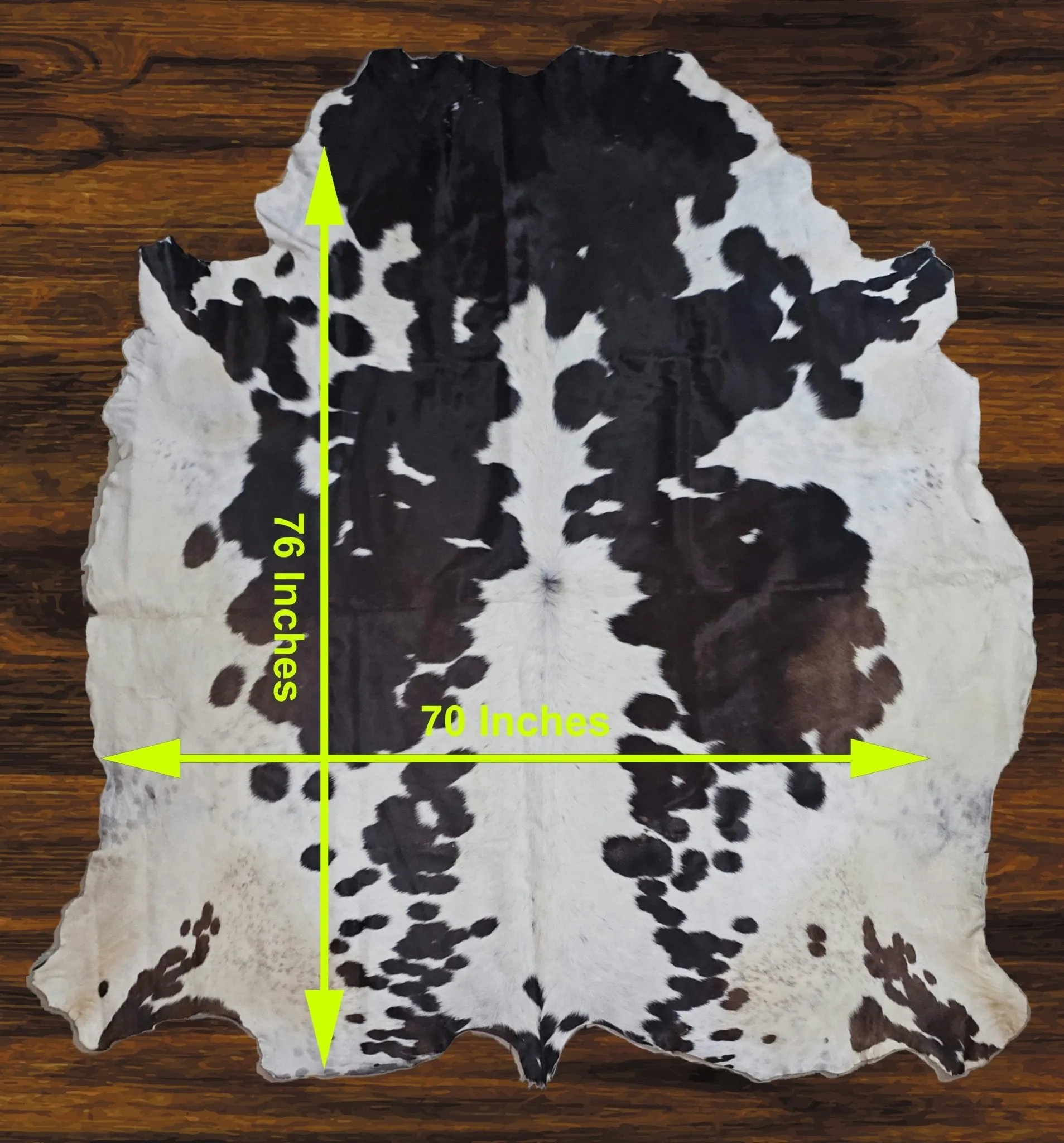 241-10 Cow Skin Hair on Hide 100% Pure Cow Hide Large Decorative/Carpet/Rug/Wall Leather