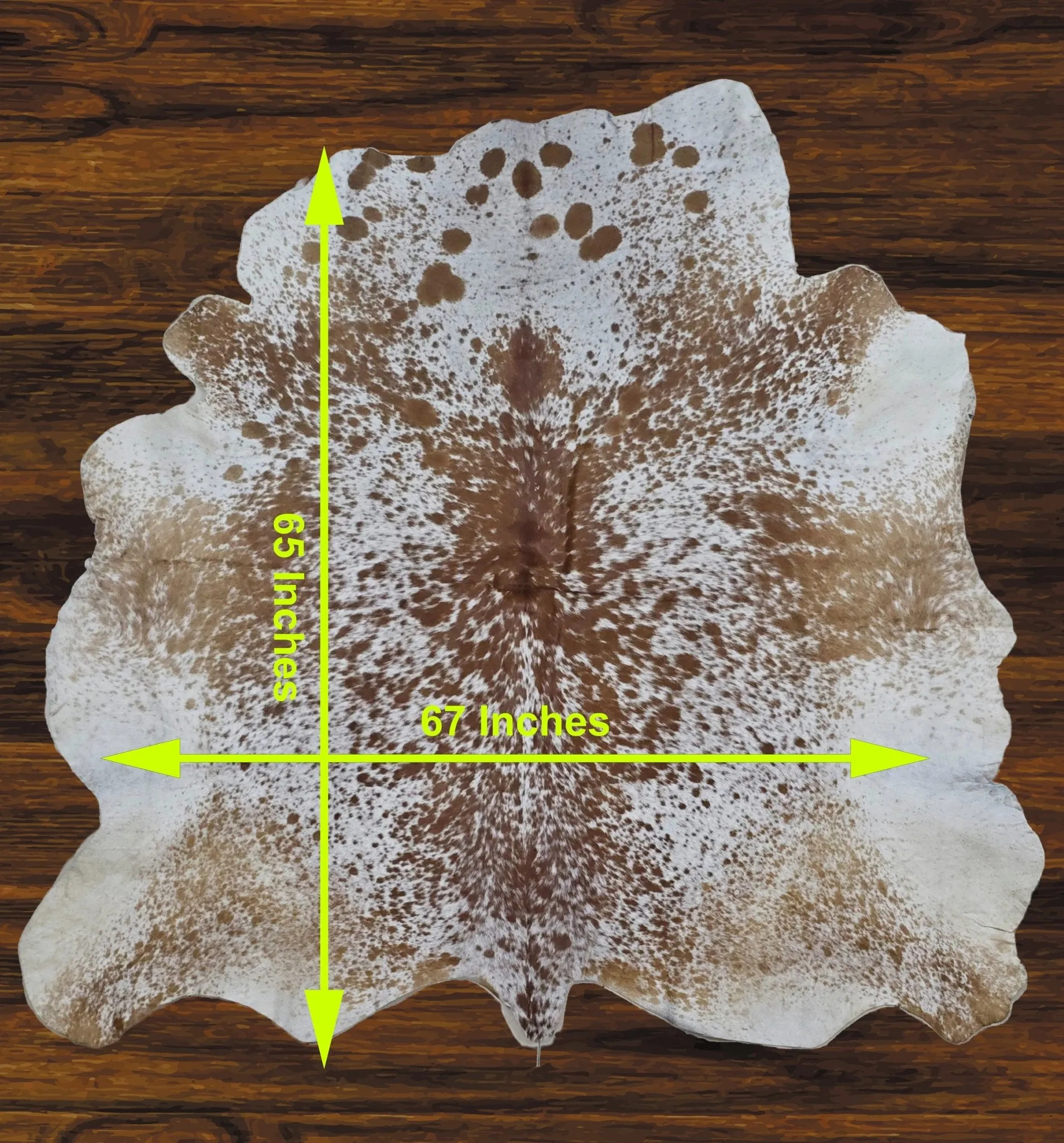 241-28 Cow Skin Hair on Hide 100% Pure Cow Hide Large Decorative/Carpet/Rug/Wall Leather