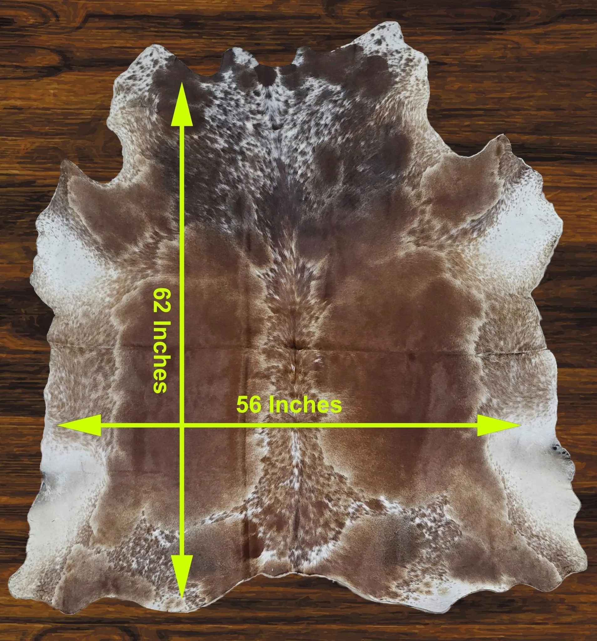 241-33 Cow Skin Hair on Hide 100% Pure Cow Hide Large Decorative/Carpet/Rug/Wall Leather