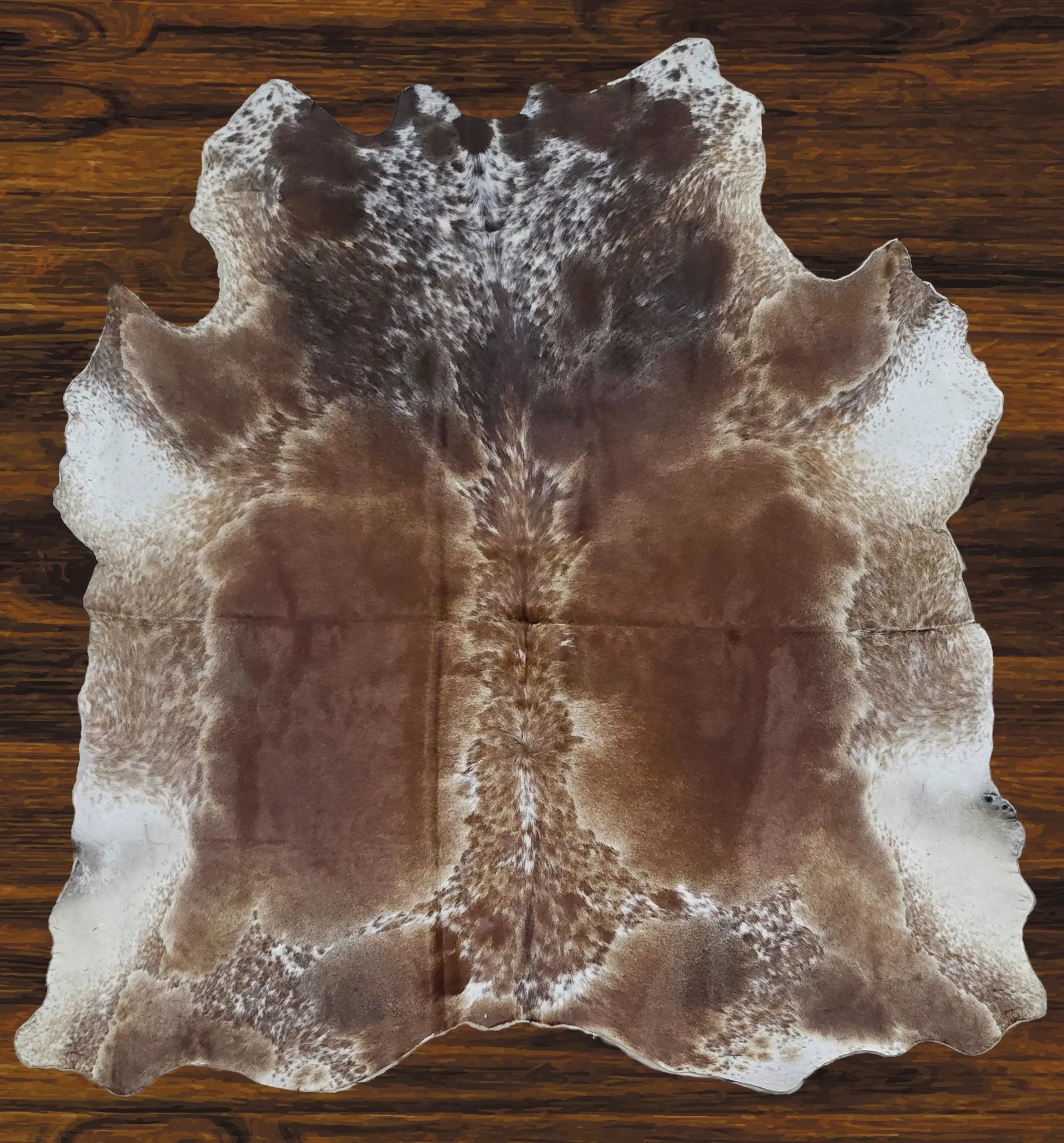 241-33 Cow Skin Hair on Hide 100% Pure Cow Hide Large Decorative/Carpet/Rug/Wall Leather