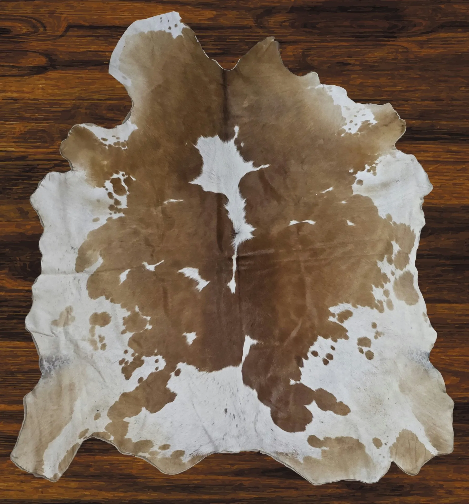 241-5 Cow Skin Hair on Hide 100% Pure Cow Hide Large Decorative/Carpet/Rug/Wall Leather