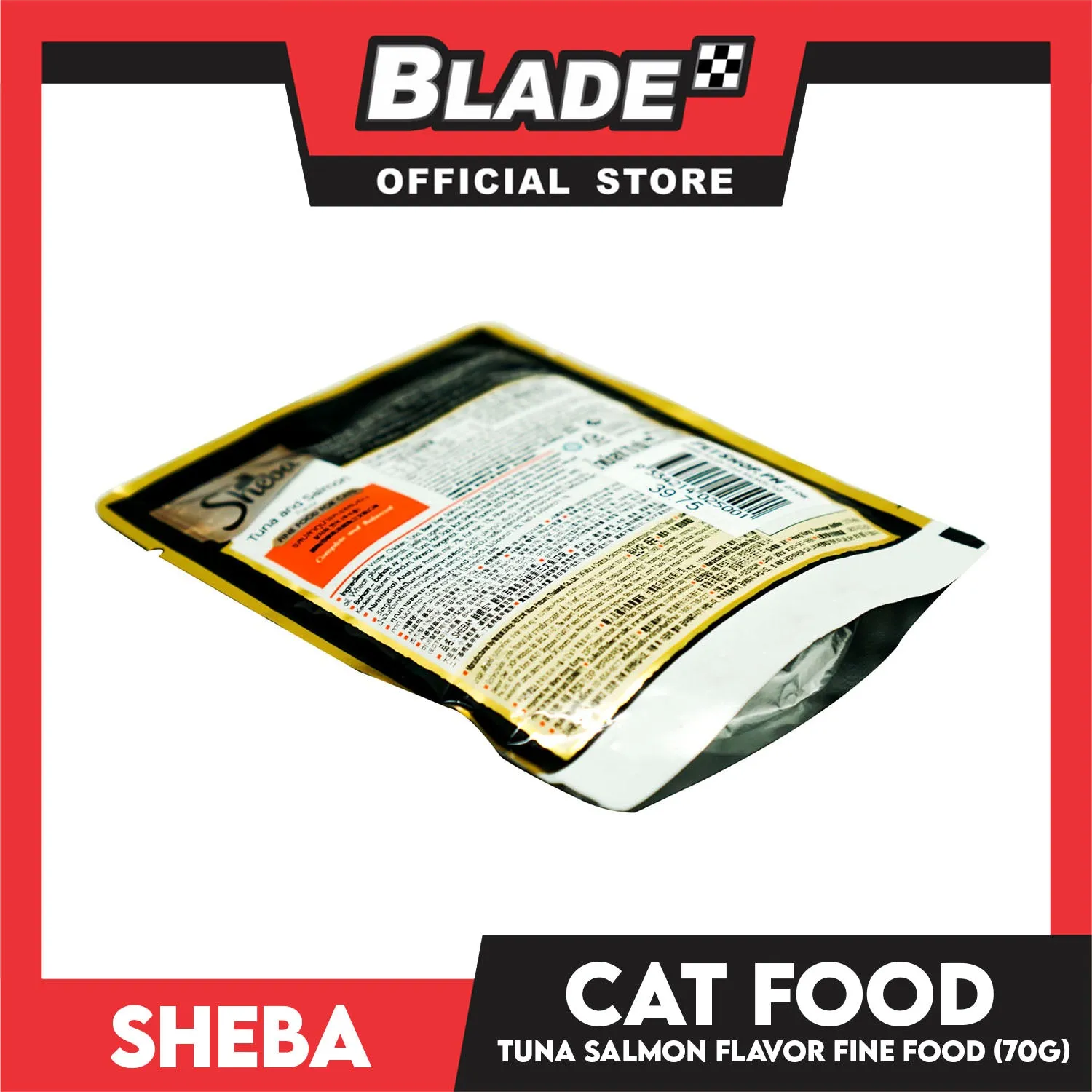24pcs Sheba Tuna and Salmon Flavor 70g Fine Food for Cats