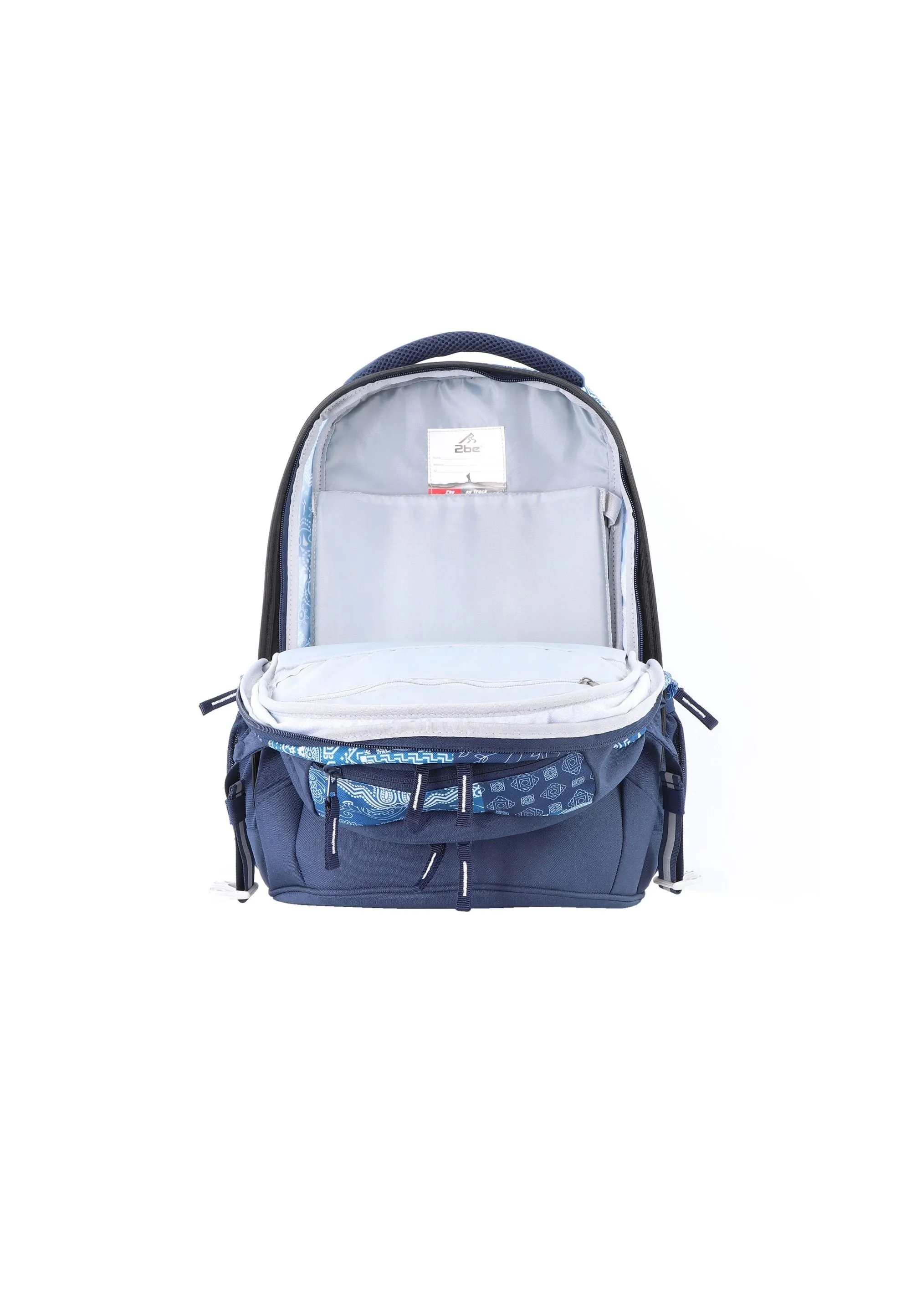 2be  Schoolbag / Laptop Backpack / With Gym Bag and Pencil Case Royal Blue