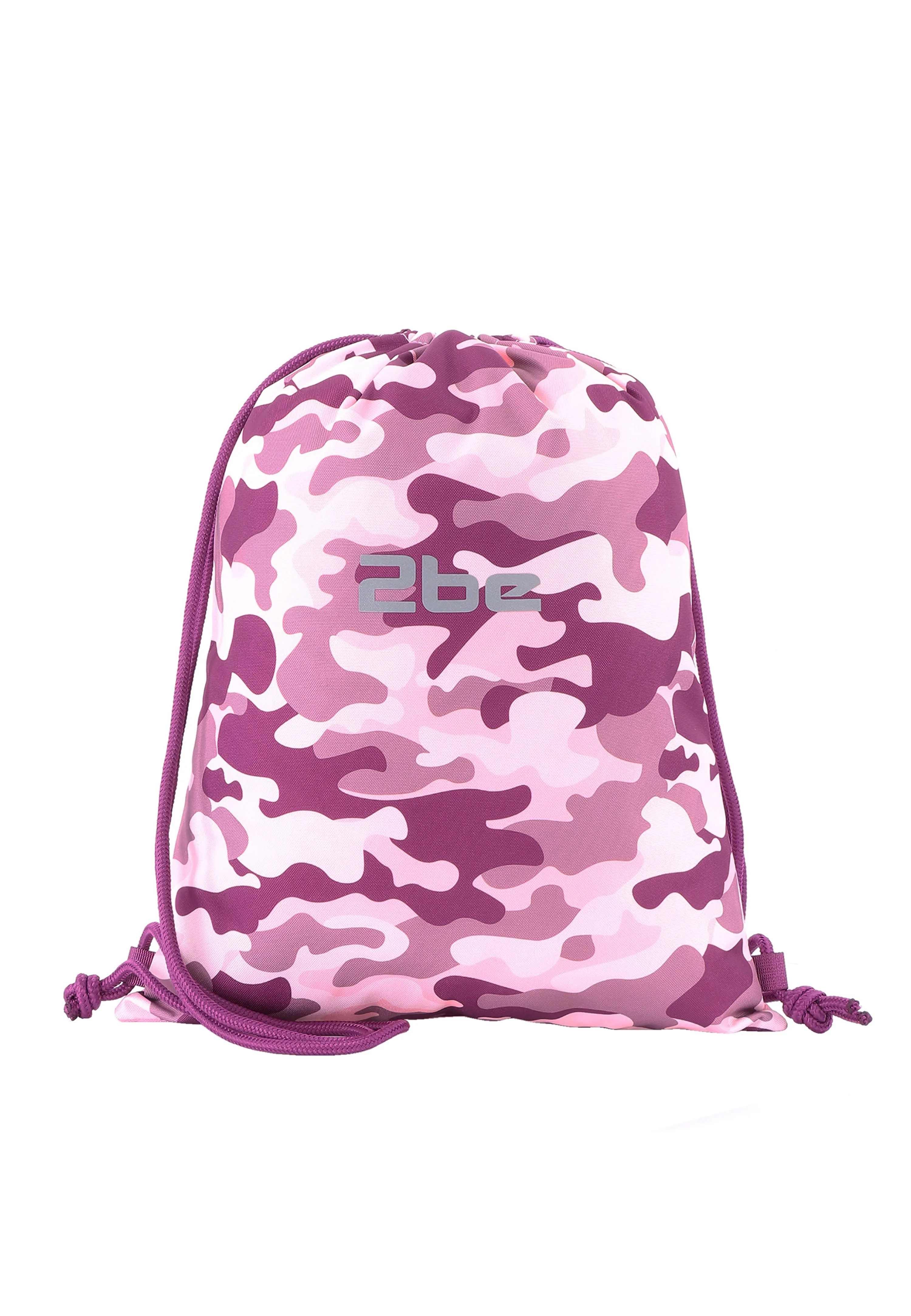 2be String Bag / Lightweight Backpack / Gym Bag Pink
