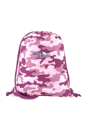 2be String Bag / Lightweight Backpack / Gym Bag Pink