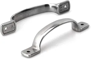 2PCS Boat Grab Handles Stainless Steel Boat Handrail 5.7" Heavy Duty Marine Door Grab Handle,Marine Rail, Grab Handle for Marine Yacht