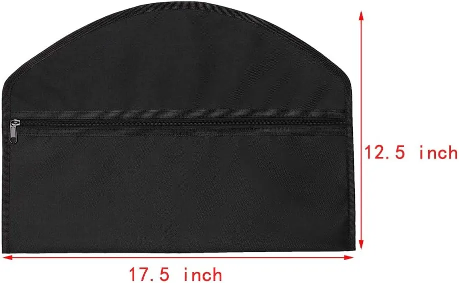 2pcs Hanger Diversion Safe, waterproof Hidden Pocket Safe, Fits Under Hanging Clothes with Pocket to Hide Valuables for Home or Travel (BLACK, A)