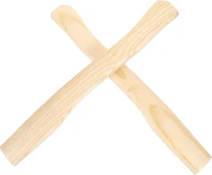 2pcs Replacement Wooden Handles for Hatchets Durable Hard Axe Handles with Smooth Surface for Comfortable Grip for Camping and Outdoor Travel