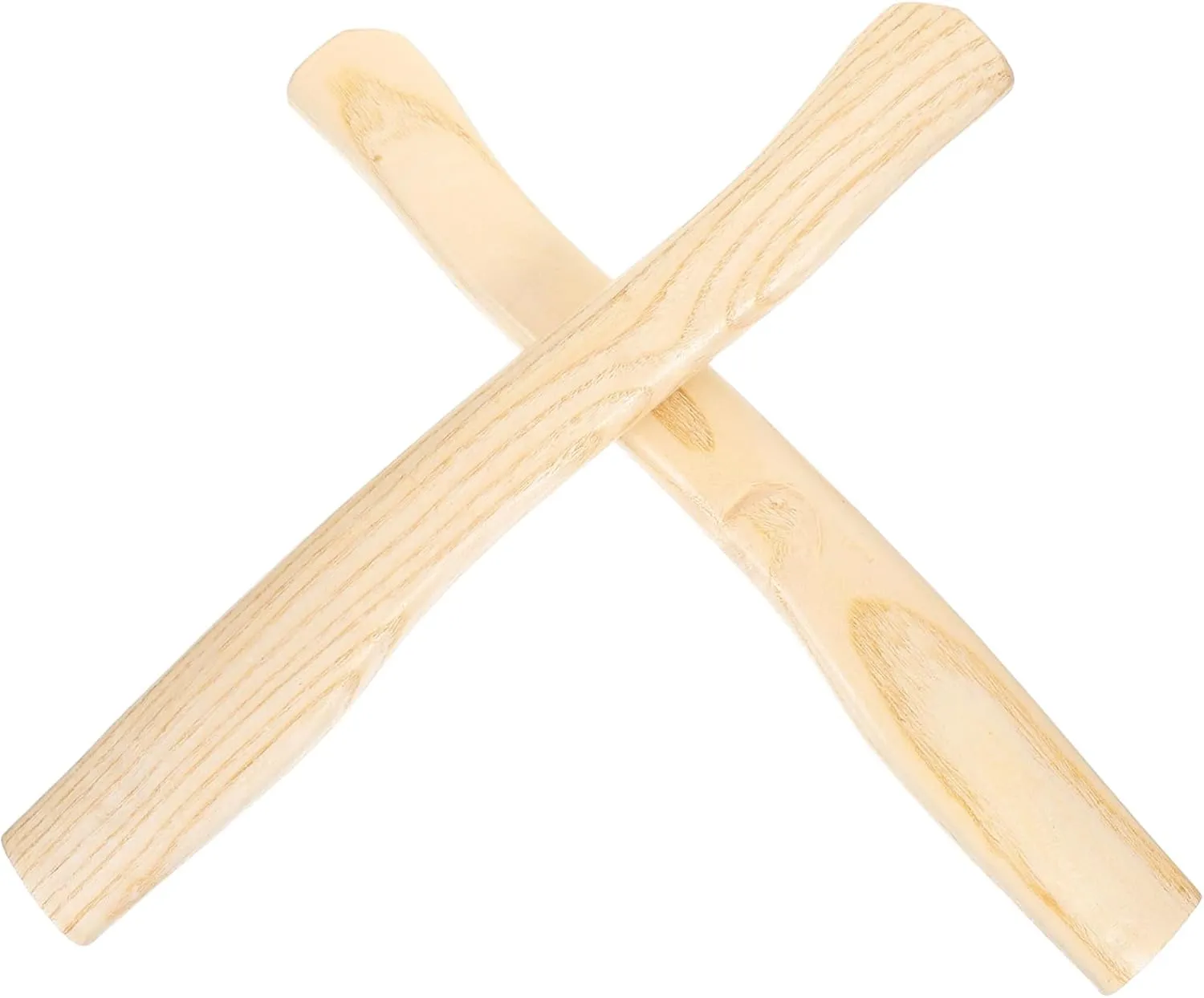 2pcs Replacement Wooden Handles for Hatchets Durable Hard Axe Handles with Smooth Surface for Comfortable Grip for Camping and Outdoor Travel