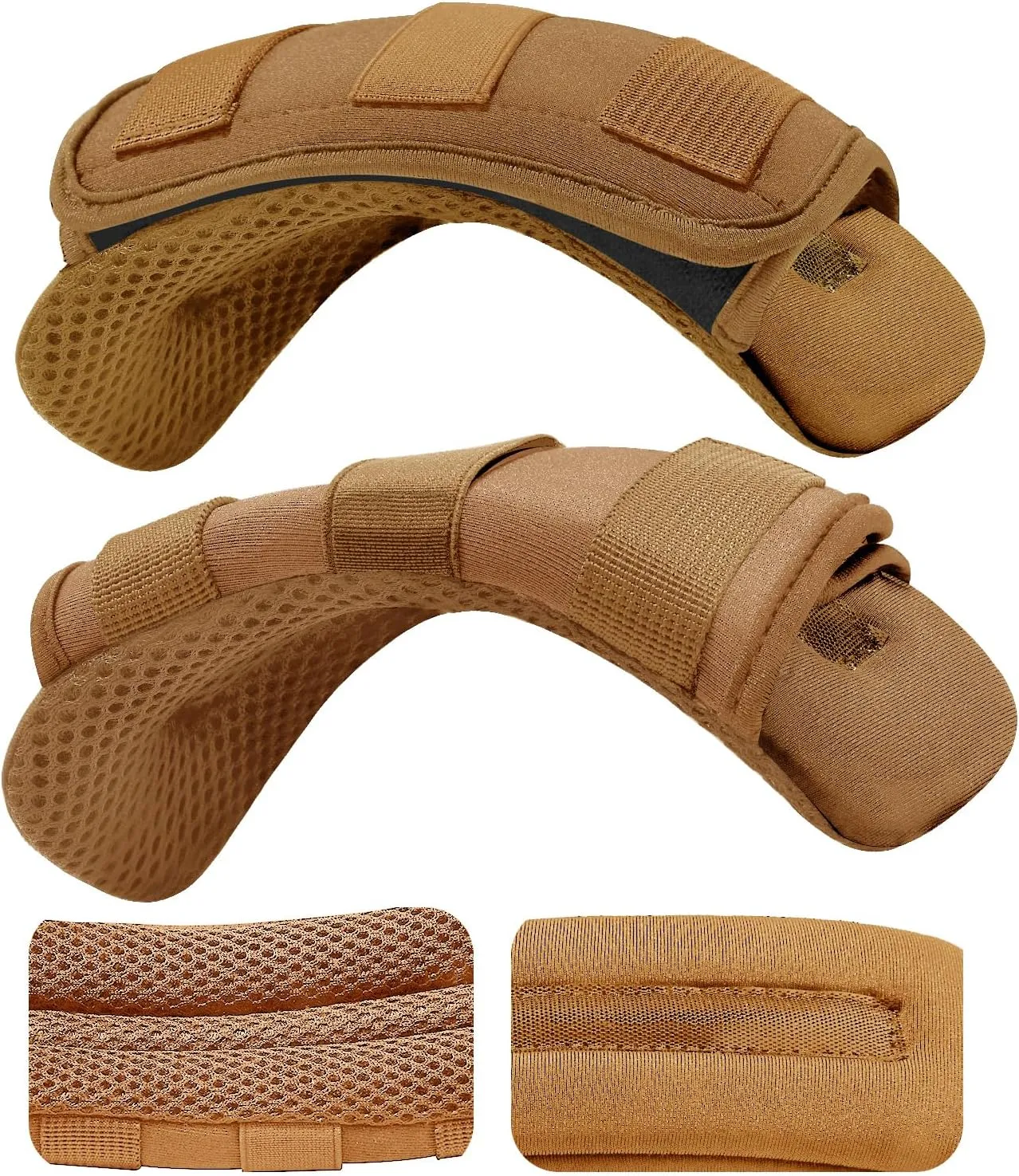 2Pcs Thick Cushioned Shoulder Pads, Anti-Slip Design and Breathable Mesh Pads for Shoulder Strap,Soft and Comfortable