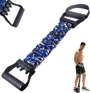 3 Hole Resistance Stretcher, 2025 New Upgraded Natural Latex 3-Hole Resistance Stretcher, High Elasticity & Tear Resistant Exercise Bands with Handles