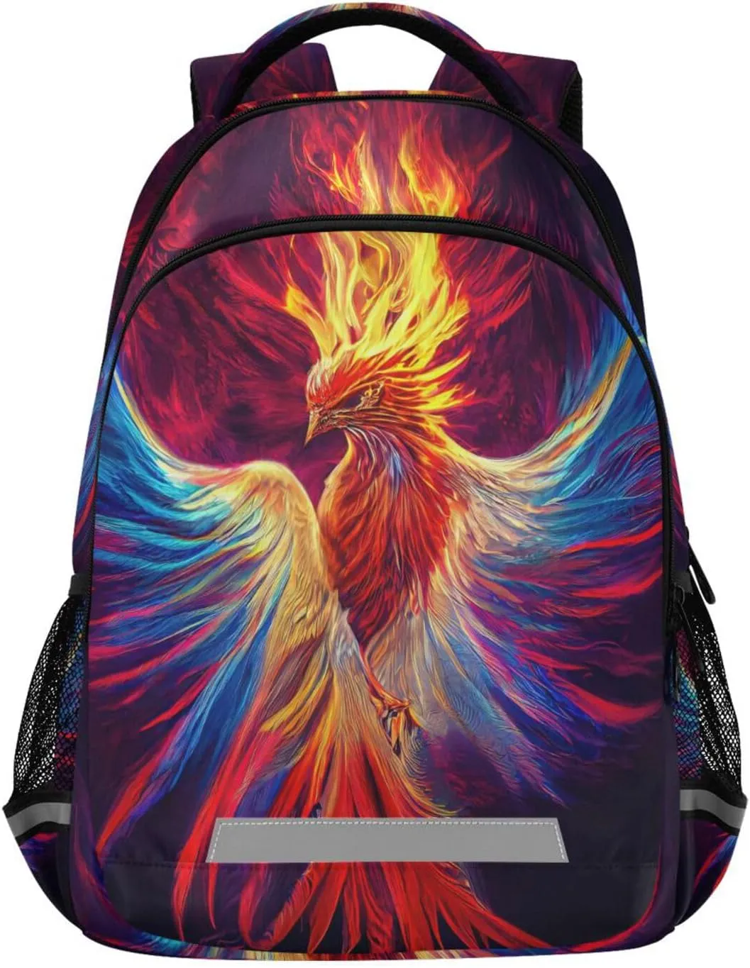 3D Phoenix Backpack for Boys Girls Elementary School Bag Kids Bookbag Travel Rucksack