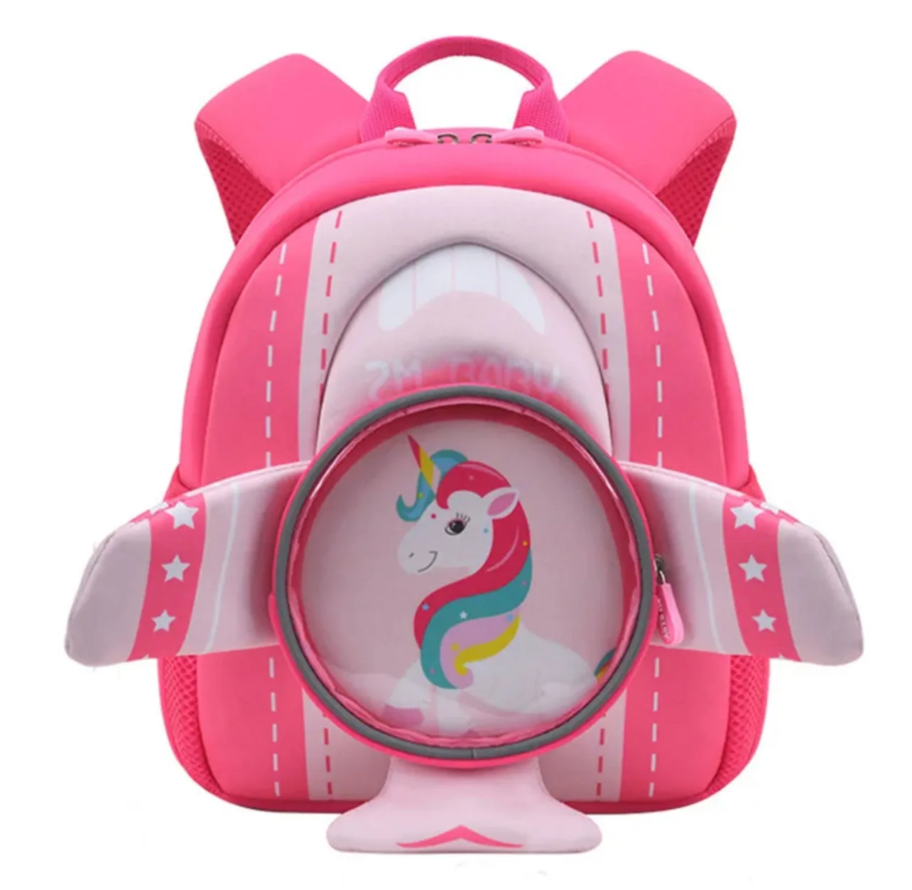 3D Plane Shape Backpack for Kindergarten/Preschool Kids