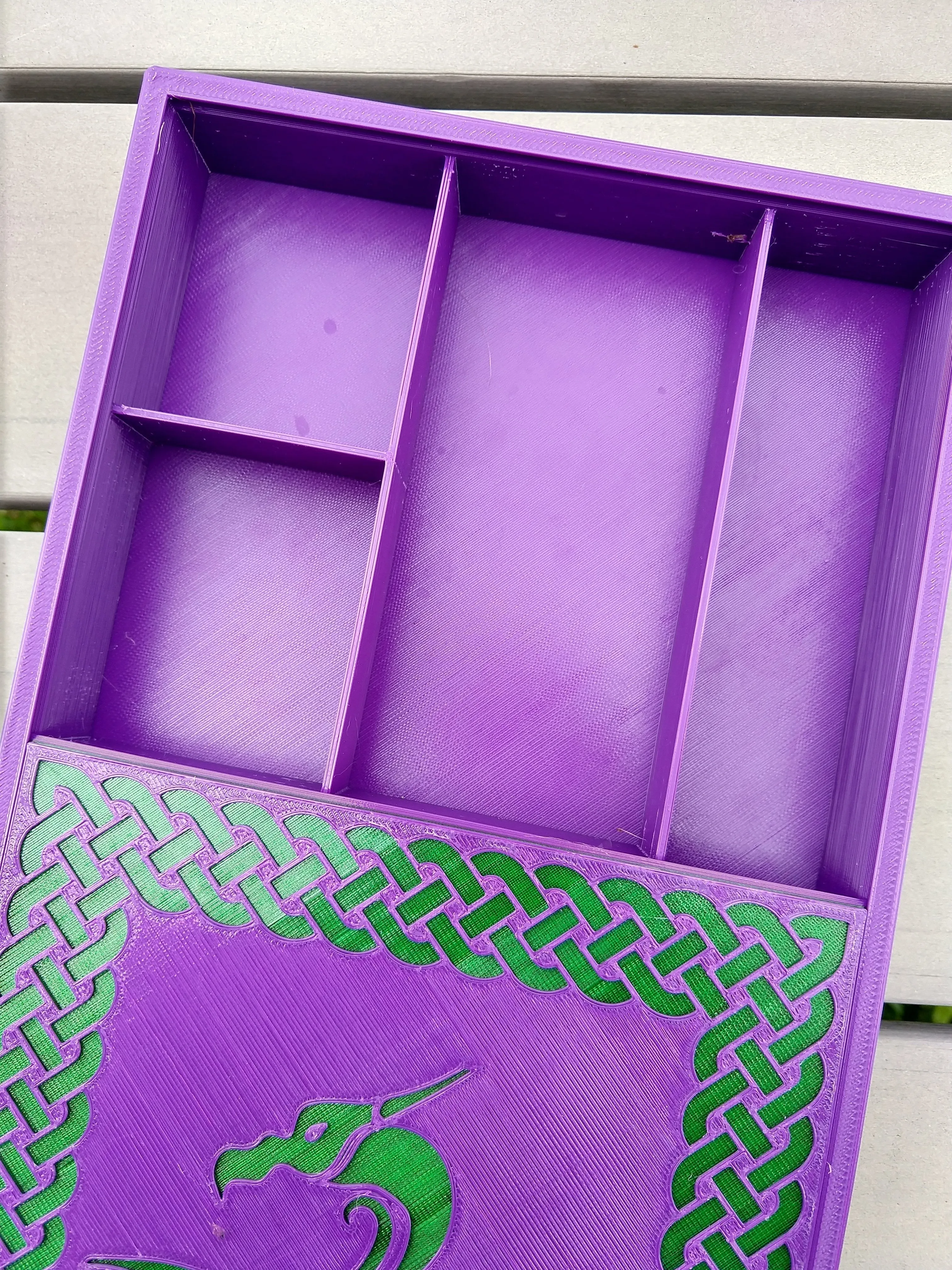 3D printed Notions Box--Cat and Aquarium