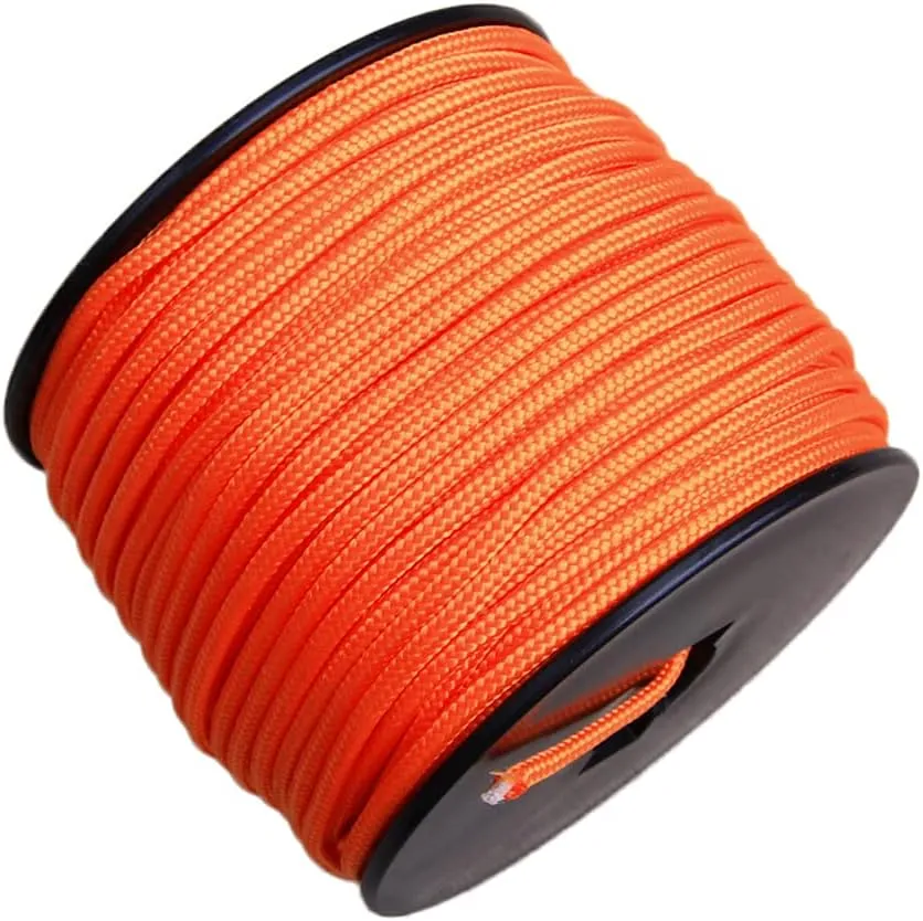 3mm Nylon Rope,54.6yard Parachute Cord/Paracord,5 Strand Utility Cord Twine String for Survival Rope Making Lanyards,Keychain,Carabiner,Dog Collar,Survival Camping