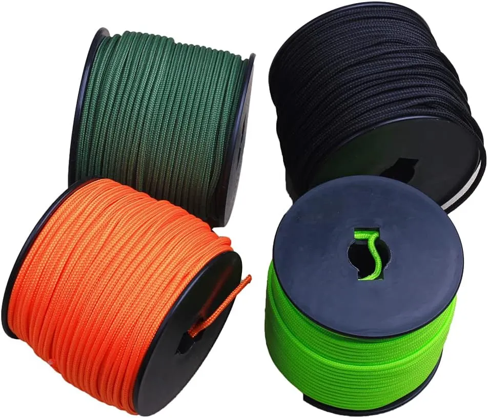 3mm Nylon Rope,54.6yard Parachute Cord/Paracord,5 Strand Utility Cord Twine String for Survival Rope Making Lanyards,Keychain,Carabiner,Dog Collar,Survival Camping