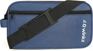 40Winkz Travel Carrying Bag compatible with ResMed AirMini, Portable CPAP Equipment Bag and Supplies Storage Bag with Shoulder Strap, Organizer Carrying Case with Luggage Strap (Navy)