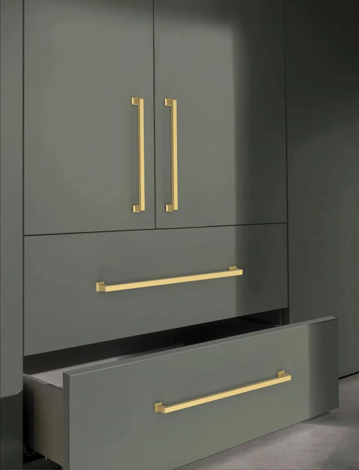 6 Pack 12.6 Inch(320mm) Kitchen Cabinet Handles Gold Cabinet Pulls Kitchen Cabinet Hardware Drawer Pulls for Dresser Cupboard Wardrobe