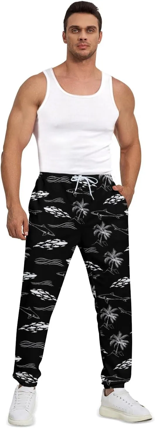 90s Joggers for Men 80s Sweatpants Funny Casual Track Pants with Elastic Waist Retro Sports Athletic Trousers
