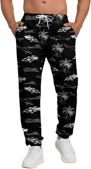 90s Joggers for Men 80s Sweatpants Funny Casual Track Pants with Elastic Waist Retro Sports Athletic Trousers