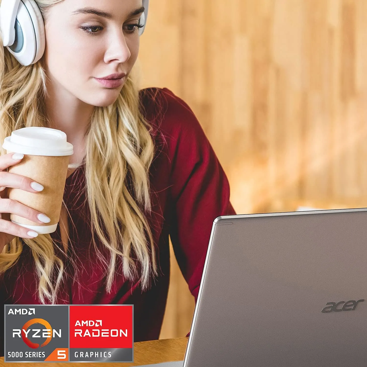 Acer Aspire 5 A515-45-R1YC Slim Laptop | 15.6" Full HD IPS | AMD Ryzen 5 5500U Hexa-Core Mobile Processor | 8GB DDR4 | 256GB NVMe SSD | WiFi 6 | Backlit KB | Windows 10 Home