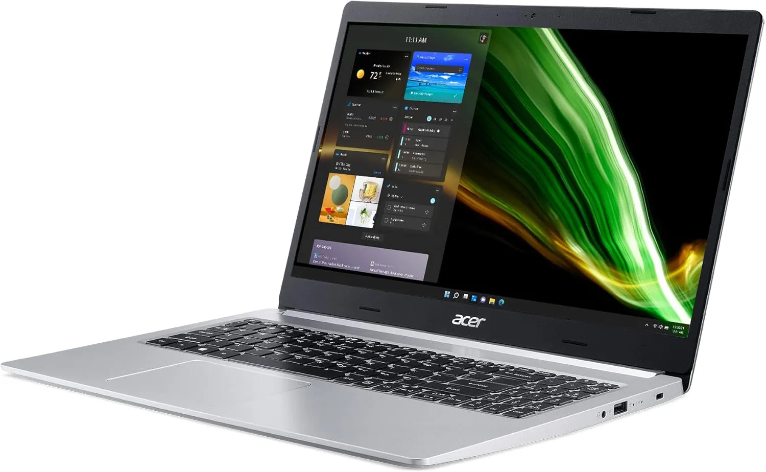 Acer Aspire 5 A515-45-R74Z Slim Laptop | 15.6" Full HD IPS | AMD Ryzen 5 5500U Hexa-Core Mobile Processor | AMD Radeon Graphics | 8GB DDR4 | 256GB NVMe SSD | WiFi 6 | Backlit KB | Windows 11 Home