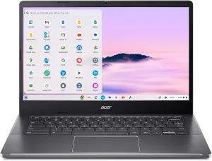 acer Chromebook Plus 514 Laptop with Google AI – 14" Full HD 1920 x 1080 IPS Touch Display | Intel Core i3-N305 | 8GB LPDDR5 | 128GB SSD | Wi-Fi 6E | FHD Camera | Chrome OS | CB514-4HT-375Z (Renewed)