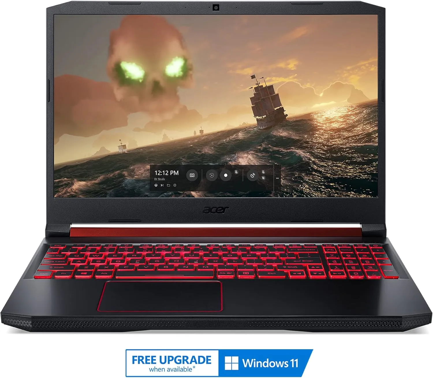 Acer Nitro 5 Gaming Laptop, 9th Gen Intel Core i5-9300H, NVIDIA GeForce GTX 1650, 15.6" Full HD IPS Display, 8GB DDR4, 256GB NVMe SSD, Wi-Fi 6, Backlit Keyboard, Alexa Built-in, AN515-54-5812