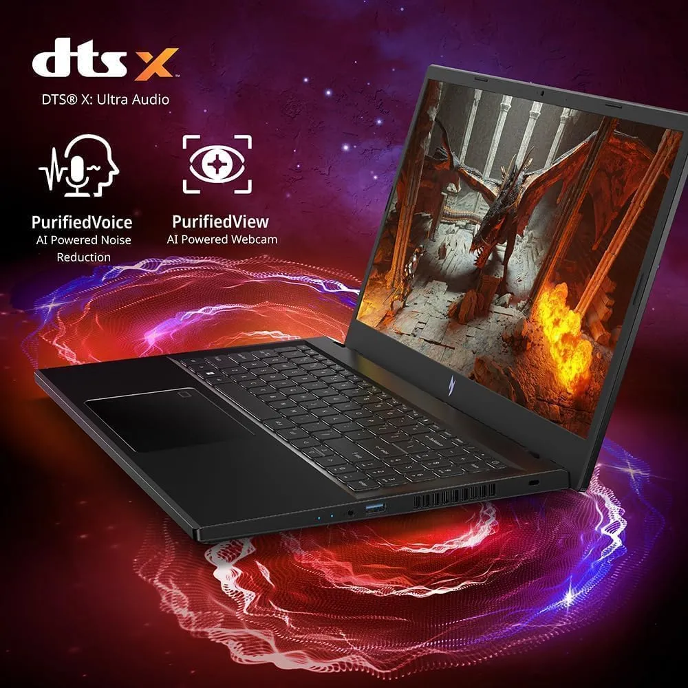 acer Nitro V 15 Gaming Laptop, Intel i9-13900H Up to 5.4GHz, GeForce RTX 4060, 15.6" 144 Hz IPS Display, 64 GB DDR5, 4 TB SSD, Wi-Fi 6, Backlit Keyboard, Windows 11 Pro, Gaming Mouse, 256GB UFD