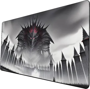 AI Painting TCG Playmat - MTG Trading Card Game Mat, 24x14 Inches Premium MTG Playmat - The Perfect Companion for Intense Card Battles - Fantasy Dark Vampire Lotus-068