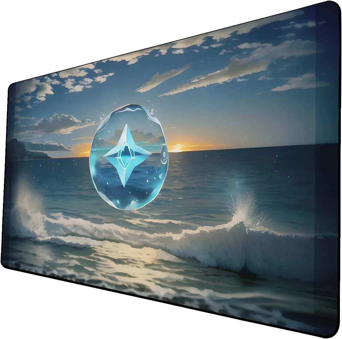 AI Painting TCG Playmat - MTG Trading Card Game Mat, 24x14 Inches Premium MTG Playmat - The Perfect Companion for Intense Card Battles - Fantasy Dark Vampire Lotus-075