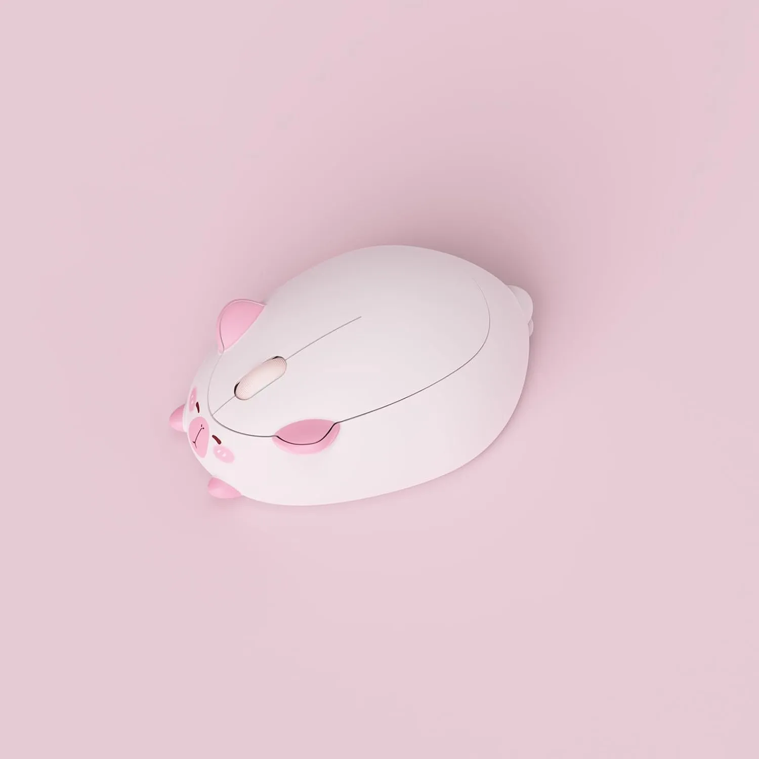 Akko Wireless Gaming Mouse Pink Capybara 2.4G GHz with a USB Receiver, Cute Optical Cordless Cartoon Mice for Computer/Laptop/Desktop/PC Compatible with Mac/Win