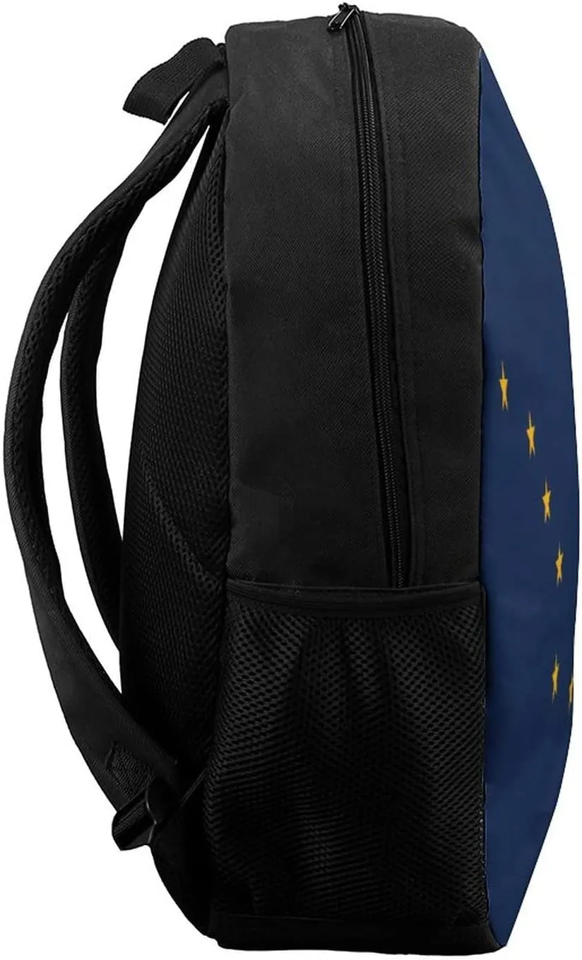 Alaska State Flag Backpack with Adjustable Straps, Suitable for Travel Picnics Activities