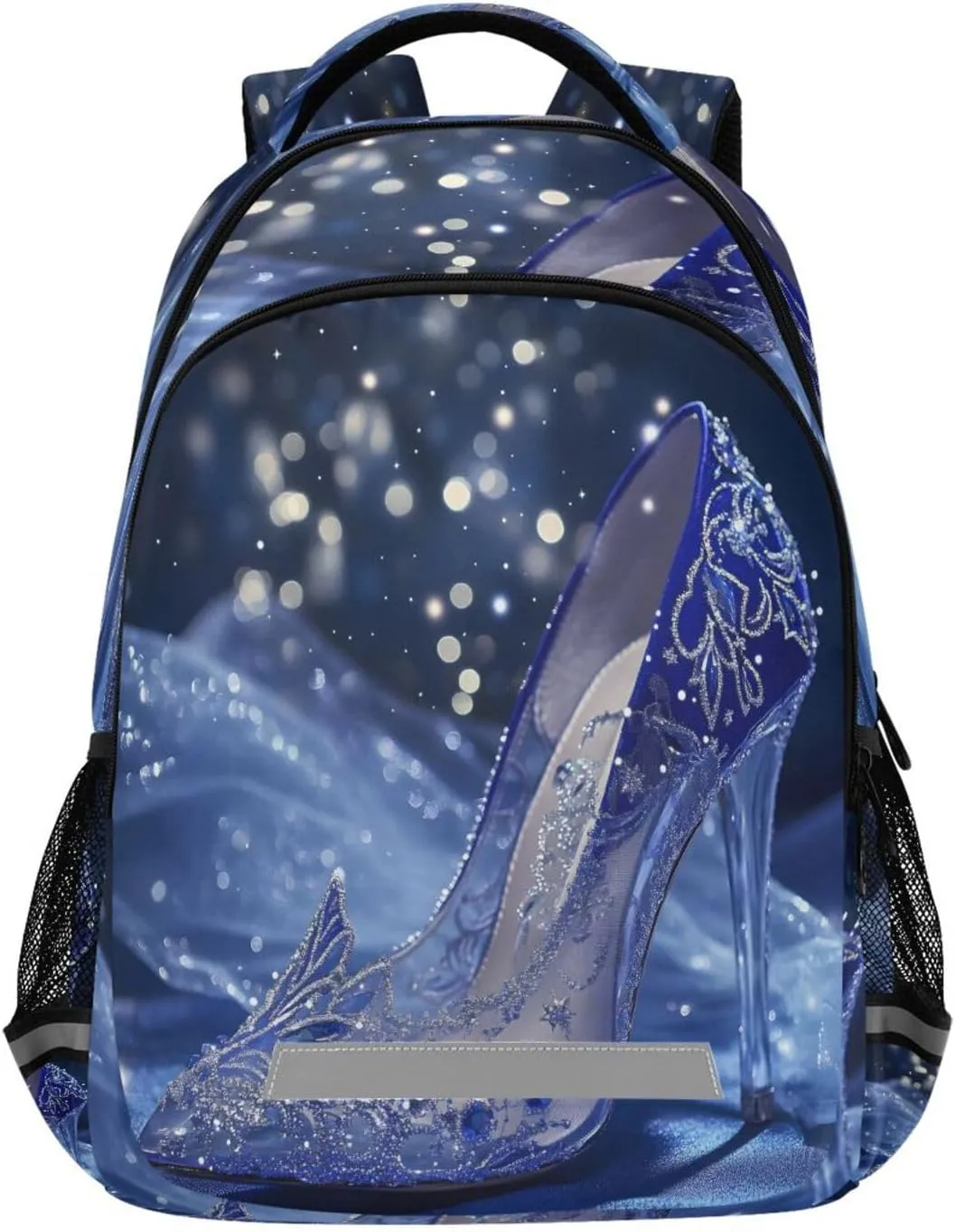 ALAZA Blue Lady High Heels Shoes School Backpack for Boys Girls,Preschool Elementary Kindergarten School Bag Kids Backpack Bookbag Travel Laptop Bag Casual Daypack