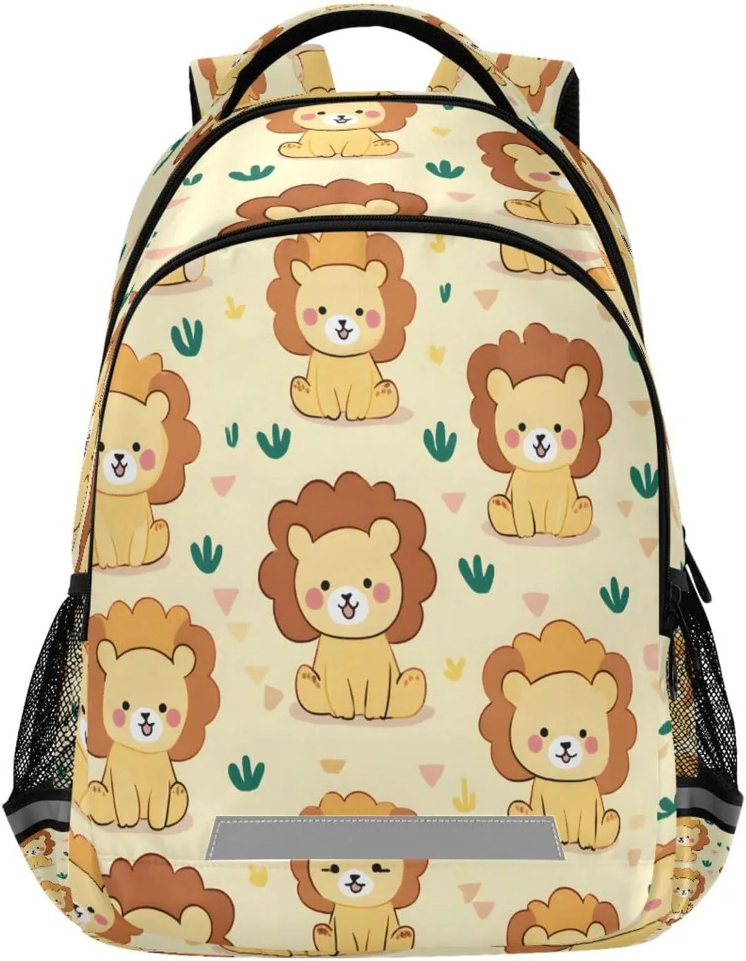 ALAZA Kids Backpack for Boys Girls,Cartoon Lion School Backpack Preschool Elementary Kindergarten School Bag Bookbag Travel Laptop Bag Casual Daypack