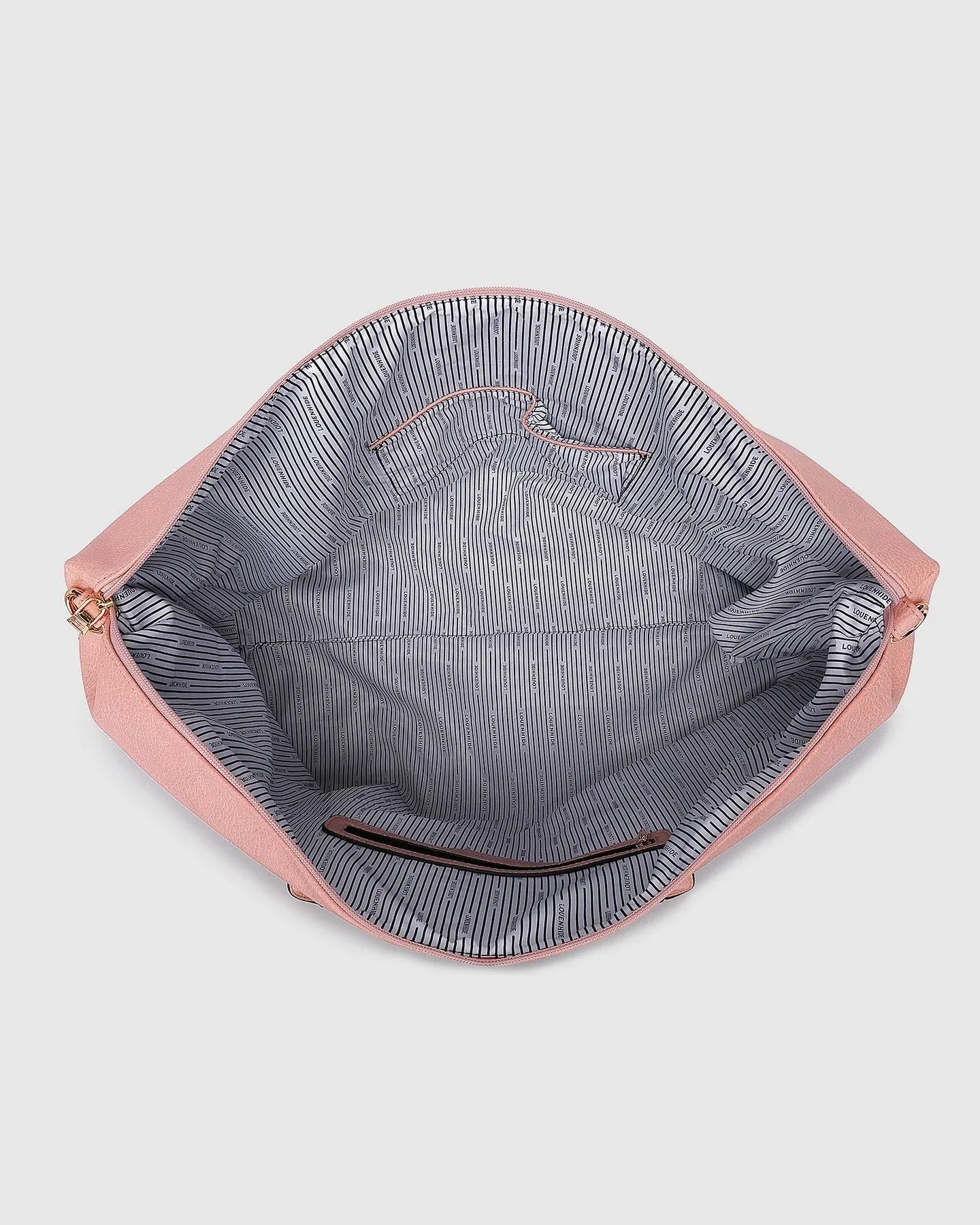 Alexis Stripe Weekender Travel Bag Blush Stripe