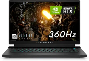 Alienware M15 R6 Gaming Laptop - 15.6-inch FHD (1920 x 1080) 1ms 360Hz Display, Intel Core i7-11800H, 32GB DDR4 RAM, 1TB SSD, NVIDIA RTX 3070 8GB Graphics, Windows 11 Home - Black