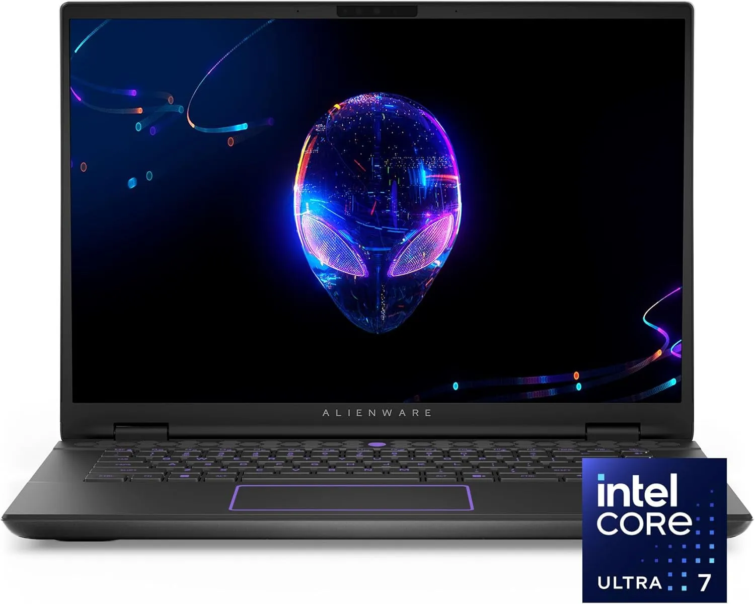 Alienware M16 R2 AI Gaming Laptop (16" 240Hz QHD , Intel Core Ultra 7 155H, 32GB RAM, 1TB SSD, NVIDIA GeForce RTX 4070 8GB) AlienFX RGB Backlit Keyboard, FHD IR Camera, WiFi 7, Win 11 Home