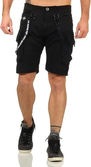 ALPHA INDUSTRIES Mens Utility Short Short für HerrenCargo Shorts, Black, 32