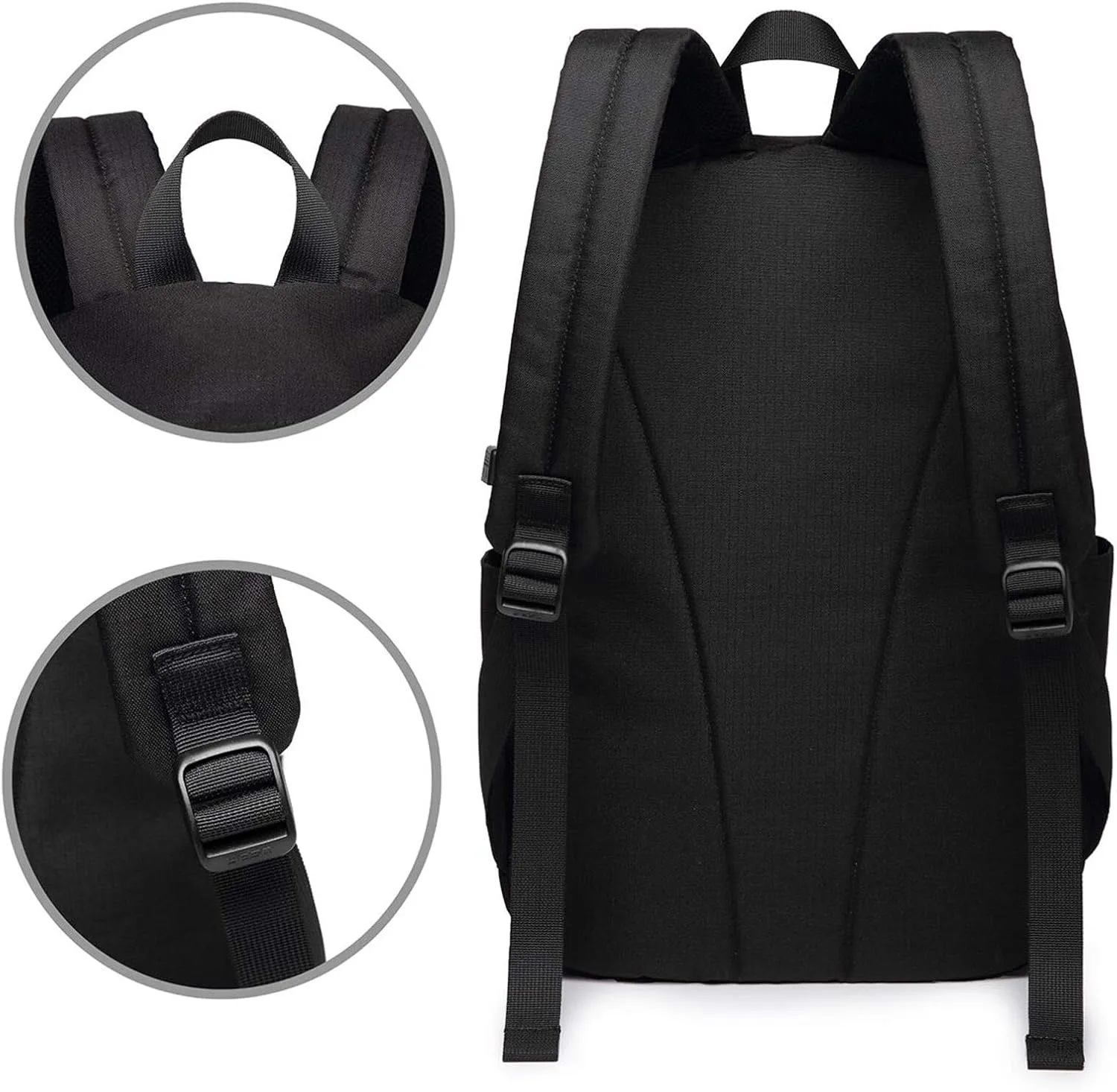 American flag Backpack, 17 Inch Travel Business Laptop Backpack With USB Port for Women Men
