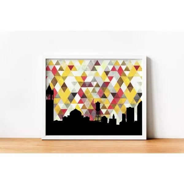 Ames, Iowa geometric skyline